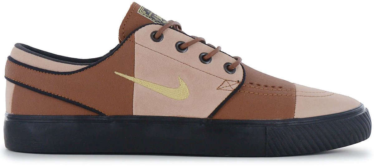 Nike SB Zoom Janoski OG+ Premium Checkerboard Heren Sneakers Skate Schoenen HQ1629-200 Bruin