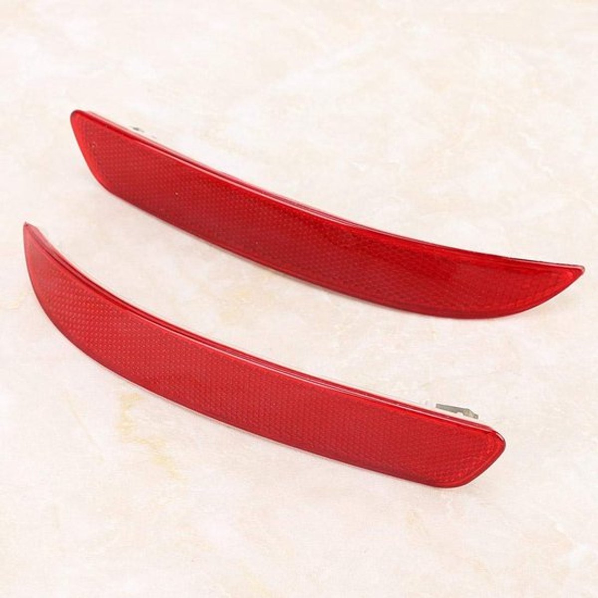 Shopcentral - Achterbumper reflector - Veiligheid - Rood - Vervangend onderdeel