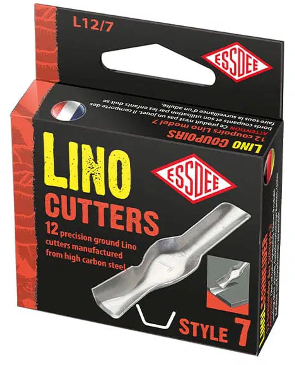 Essdee Linosnede Mes stijl nr. 7 (12-delige box)