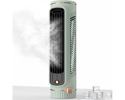 KZQ Bladloze Torenventilator 10,6 Inch Met 3 Snelheden, Stille Borstelloze Motor, Horizontaal En Verticaal Gebruik, Voor Kantoor, Woonkamer, Slaapkamer En Buiten
