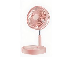 Vloerventilator - Zomerkoeling - Uitschuifbare ventilator - Stille ventilator - Staande ventilator - Koeling woonkamer - Slaapkamerventilator - Omgaan met de hitte - Roze