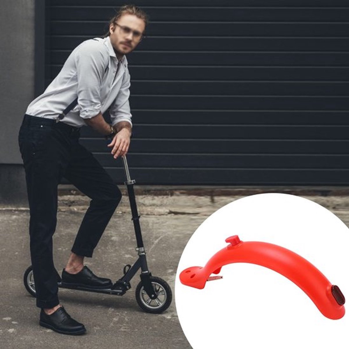 Store_7 - Achterspatbord - Elektrische step - Compact en duurzaam - Universeel