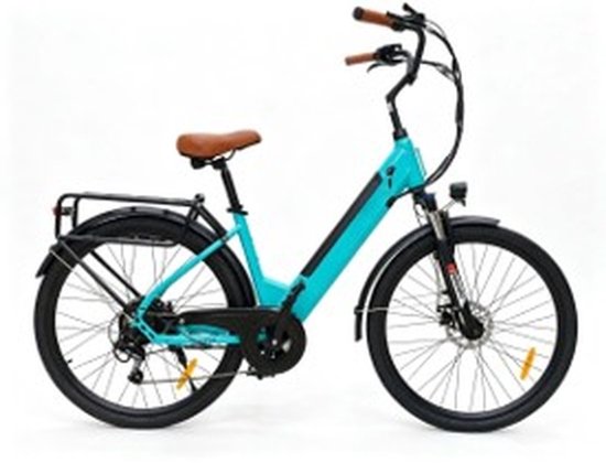 Ostrichoo BC15 elektrische stadfiets (citybike) - Mint - 250W motor - 36V/10,4AH accu van Ostrichoo — afbeelding 5