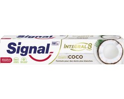 Signal - Integral & Actions - Tandpasta - Natuurlijke Elementen - Kokos - Voor Witte Tanden - 75 ml