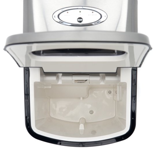 Maxima Ijsblokjesmachine 10-12 Kg/Dag - Holle Ijsblokjes - Luchtgekoeld - Zilver van Maxima — afbeelding 2
