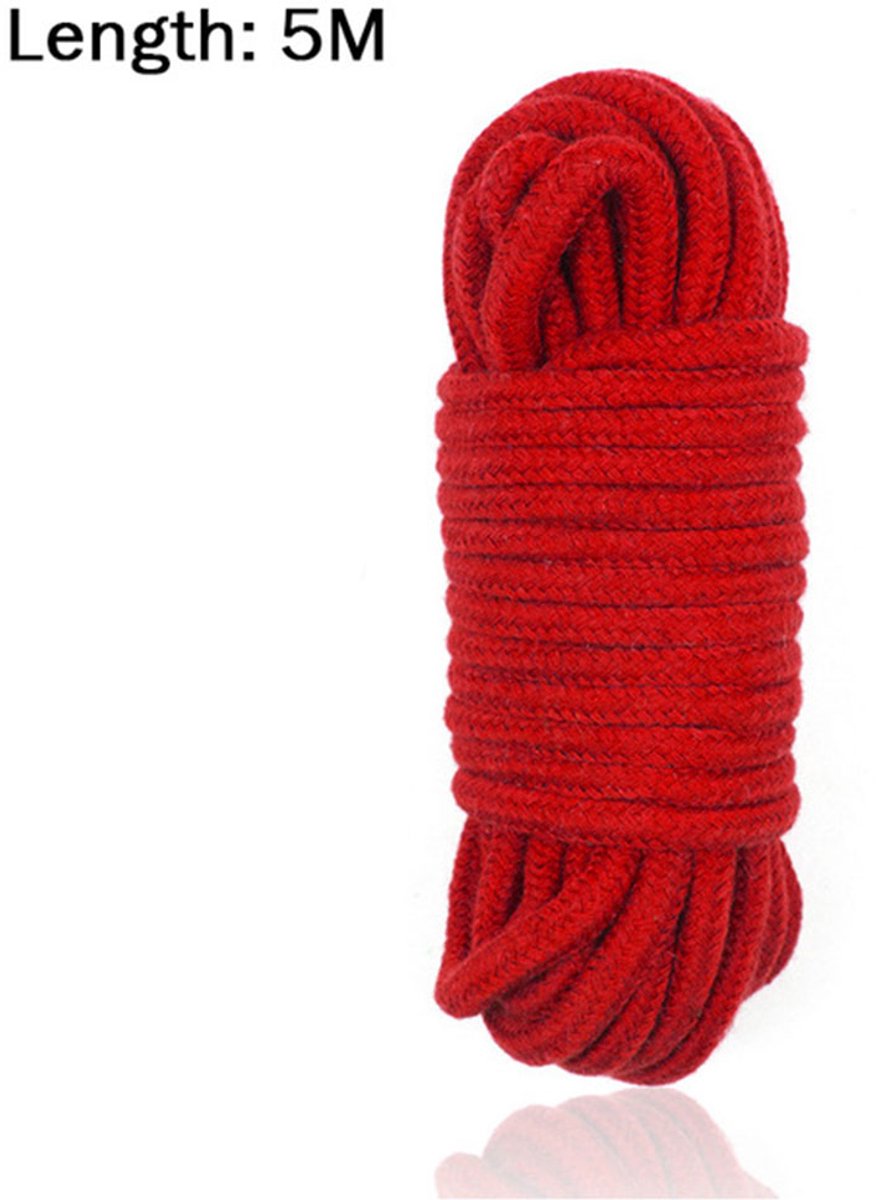 Intiem Cadeau - Bondage Touw - BDSM - Rood - 5 Meter