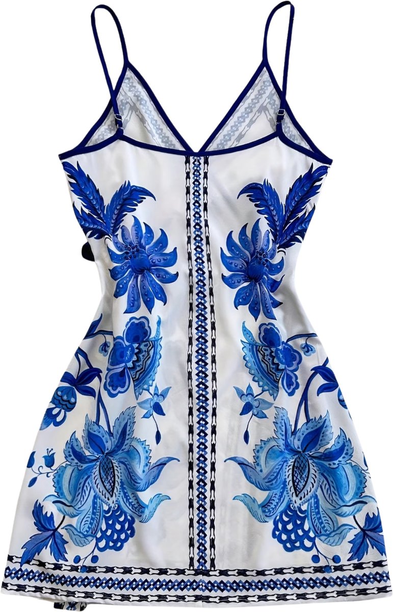 Currero Zomerjurk Dames Zomerjurken Volwassenen Vrouwen Midi Jurk Ibiza Stijl Sundress Dress Op S Blauw