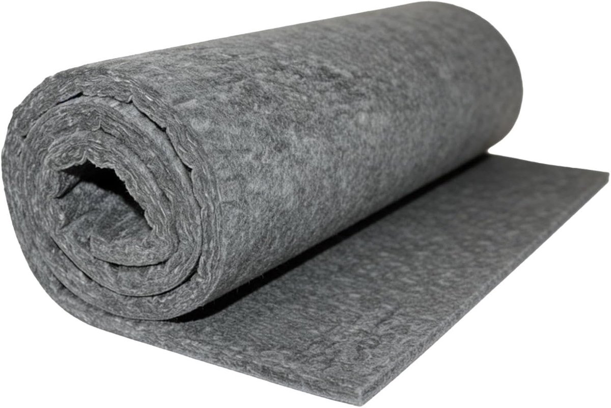 Geluiddempend Materiaal - Isolatie Beschermend - Auto Interieur - Scheurbestendig Ontwerp - 60x17 cm - Zwart