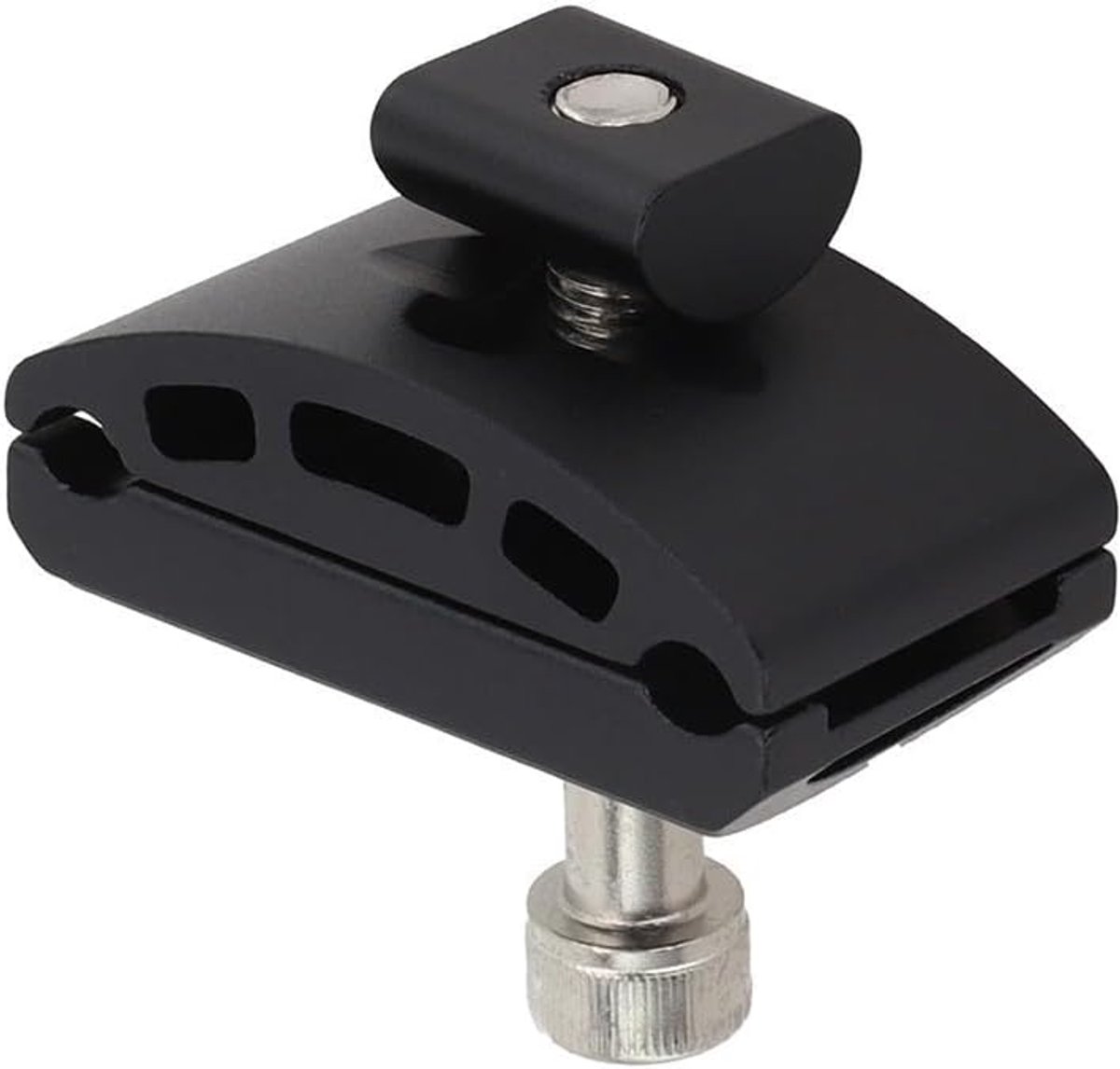 Zadelpenkop Fiets - Zadelklem Onderdeel - Fiets Reparatie - Aluminiumlegering - 5.5 x 3.1 cm - Zwart