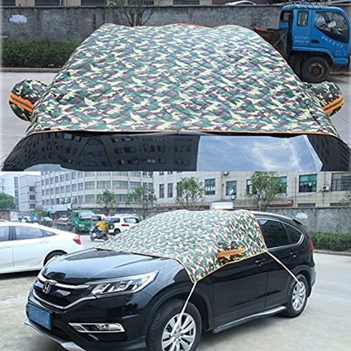 Zeynomax - Auto voorruit - Vorstbescherming - Camouflage - Regenbescherming