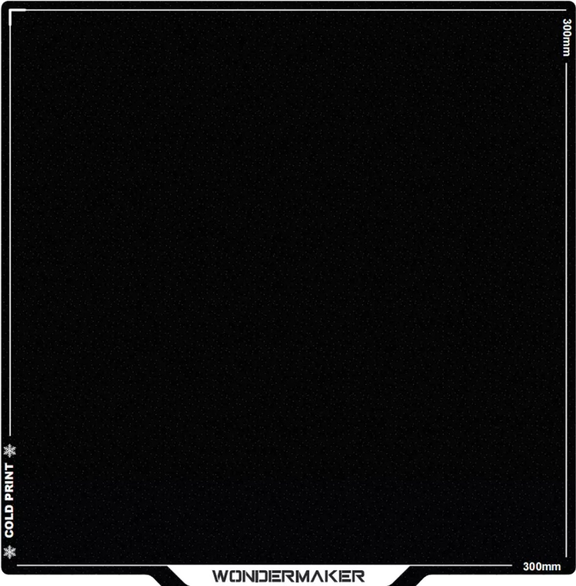 WonderMaker Cold Plate - Bouwplaat 300x300mm - Voor ZR 3D Printer