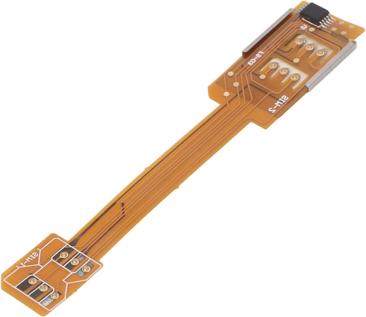 Dual SIM Card Nano SD Adapter (2 stuks) met Micro naar Nano SIM Converter en 8.5cm FPC Kabel voor Alle Smartphones met SIM Slot