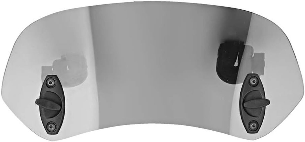 Verstelbare Motorruit met Klem, Winddeflector en Accessoires voor Motorrijders - Bescherming tegen Wind en Weer