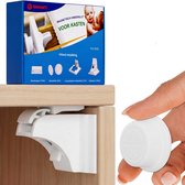 Simanti Magnetisch Kinderslot Kastjes – Zonder Boren – Onzichtbaar kinderslot - Kastbeveiliging Zonder Boren – Peuter proof – 10 Sloten en 2 Sleutels