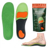 Govic® Steunzolen - Doorgezakte Voet - Platvoet zolen - heren - dames - hielspoor zooltjes - 42-44