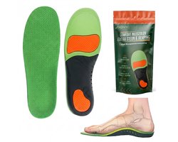 Govic® Medische Inlegzolen - Steunzolen Doorgezakte Voet - Platvoet zolen - heren - dames - hielspoor zooltjes 36-38