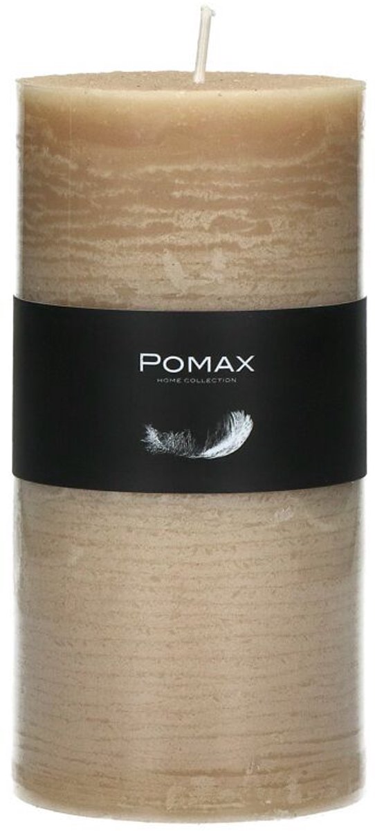 Pomax Kaars - Paraffine Wax - Ø 7 cm - Honing - Cilinderkaars voor Sfeer & Decoratie