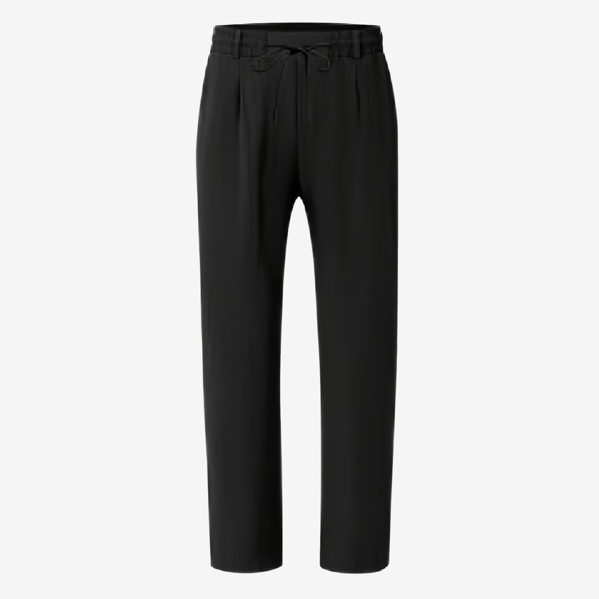 Currero Linnen Broek Heren - Zomerbroek - Volwassenen - Lange Broek - Pantalon - Strandbroek - Zomer - Ibiza Stijl - Zwart M