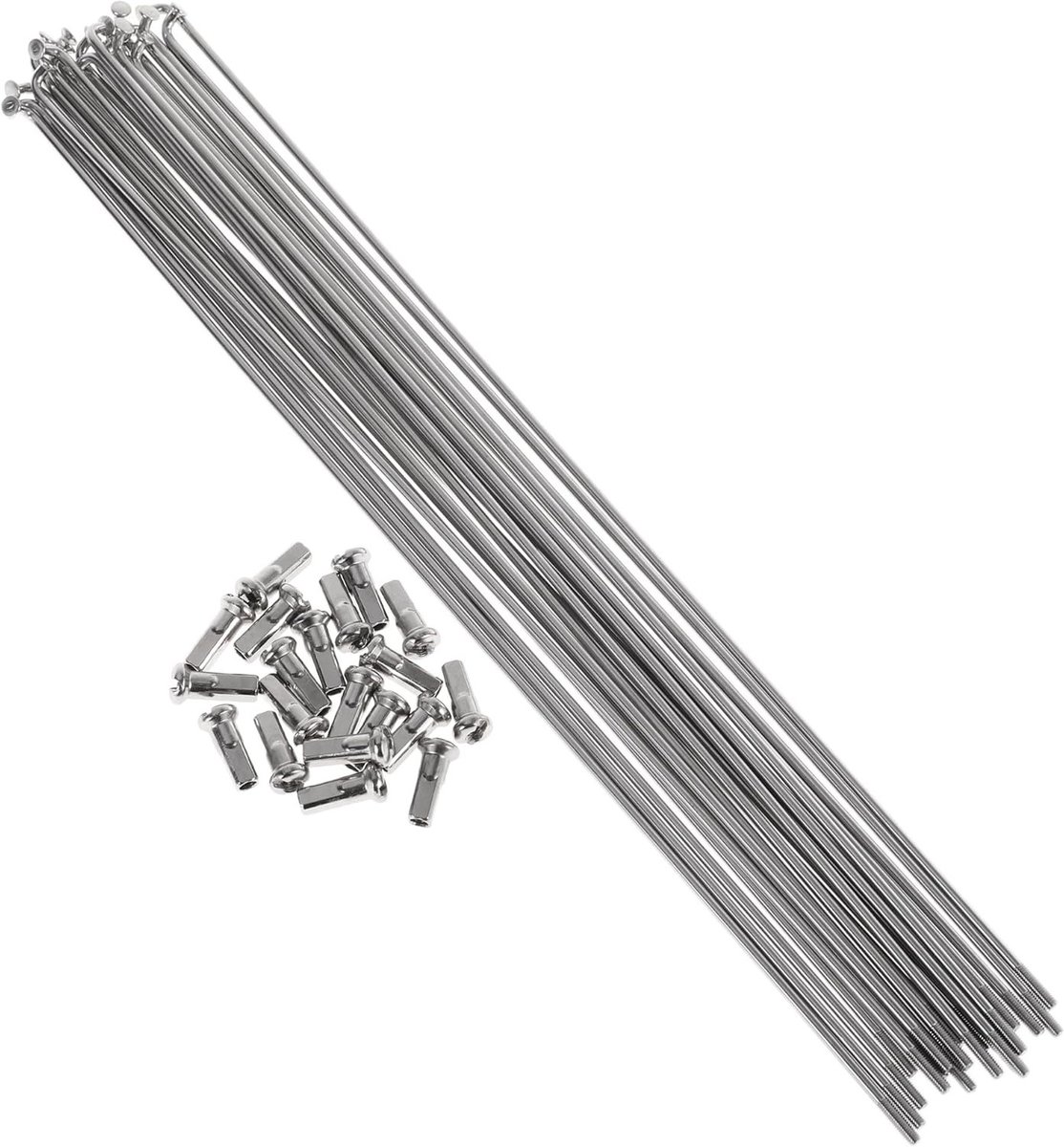 20 Spaken Sets voor Fietswielen, 13G, 265 mm, RVS Spaken, Duurzaam en Lichtgewicht Fietsaccessoires