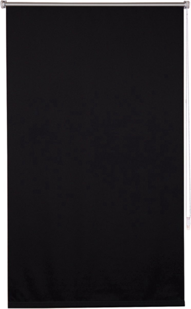 Gordijnenset 50x160cm Zwart - Luxe, Verduisterend en Isolerend en Montage met of zonder Boren - Voor Woonkamer, Slaapkamer en Privacy