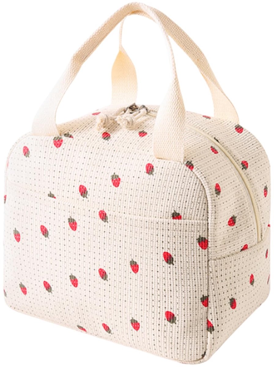 Dailygoods - GWAWG Lunchtas voor vrouwen, geïsoleerde koeltas voor meisjes en volwassenen, schattige herbruikbare lunchbox draagtas voor schooldagen, woon-werkverkeer, picknick