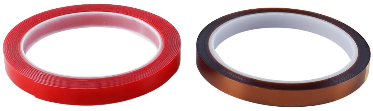 Dailygoods - 2 Stuks Dubbelzijdige Acryltape, Verwijderbaar en Stevig