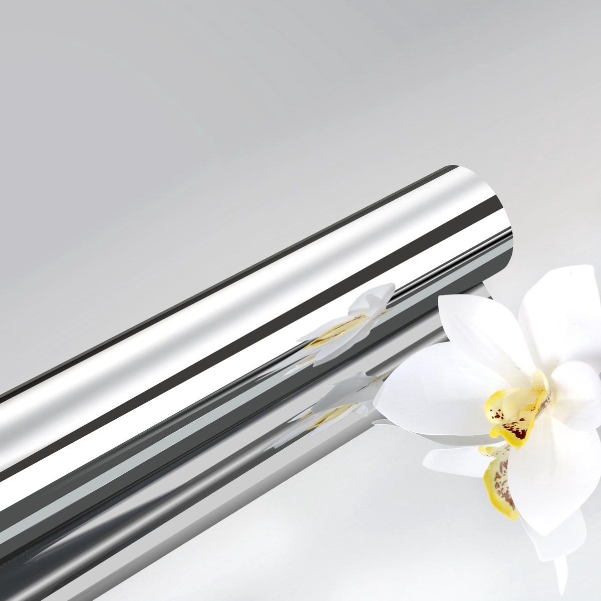 Dailygoods - ReWallpaper Flexibele spiegelfolie Zilver Meubelfolie Zelfklevend In spiegelo
