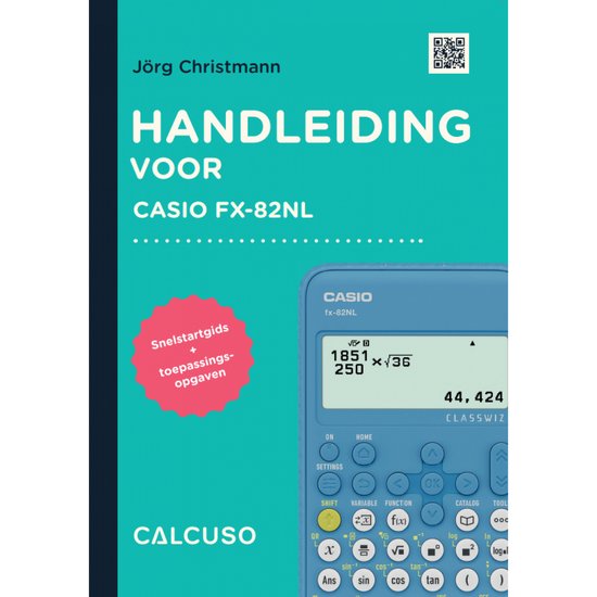 Couverture du livre : Manuel pour Casio fx-82NL, format A5, 64 pages.