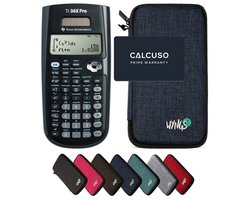 TI-36X Pro MultiView incl. WYNGS Beschermhoes Blauw - Wetenschappelijke Rekenmachine - Basis Pakket