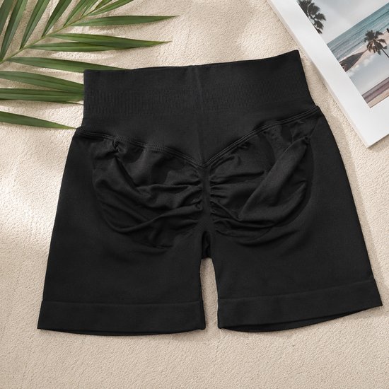 Push-up Legging - Zwart - Kort - Sport — afbeelding 3