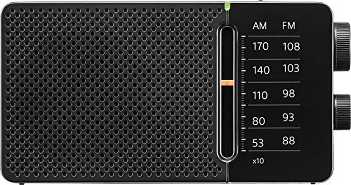 Draagbare Radio - Zakradio Ontvanger - Muziek Luisteren - DSP Tuning - Compact Formaat - Zwart
