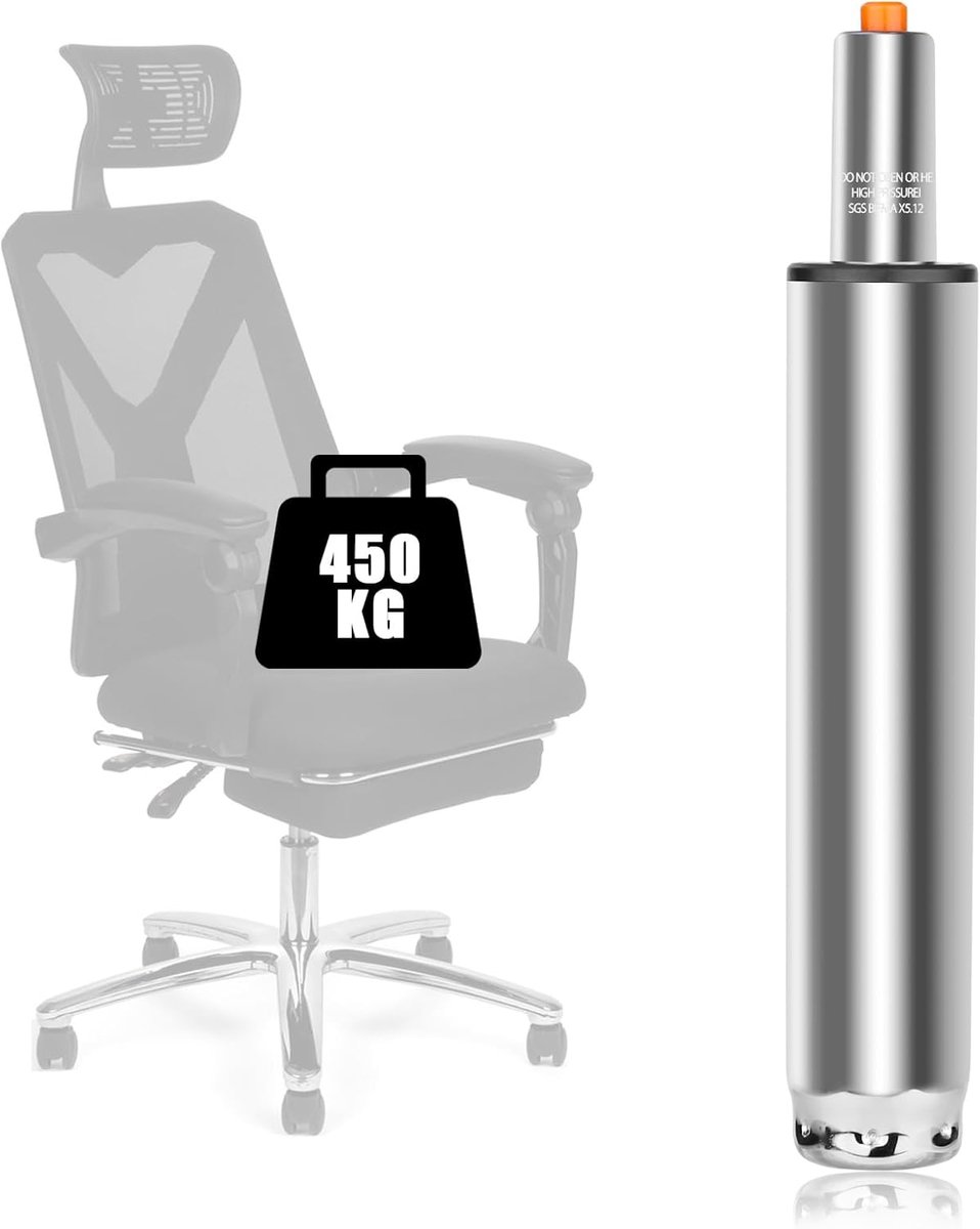 Universele Gaslift Bureaustoel 450 kg, - 450 kg, Verstelbare Gasveer voor - Medahomestore