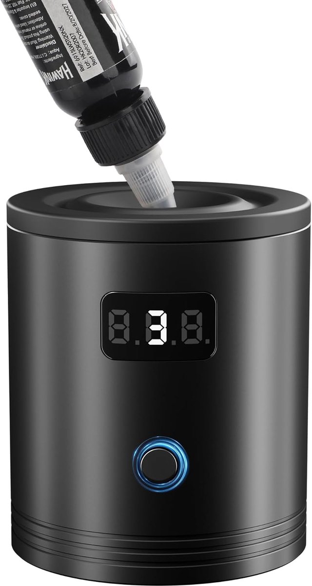 Mini Ink Mixer - Kleur Shaker - Inkt Mengen - Drie Snelheden - 50 ml Container - Zwart