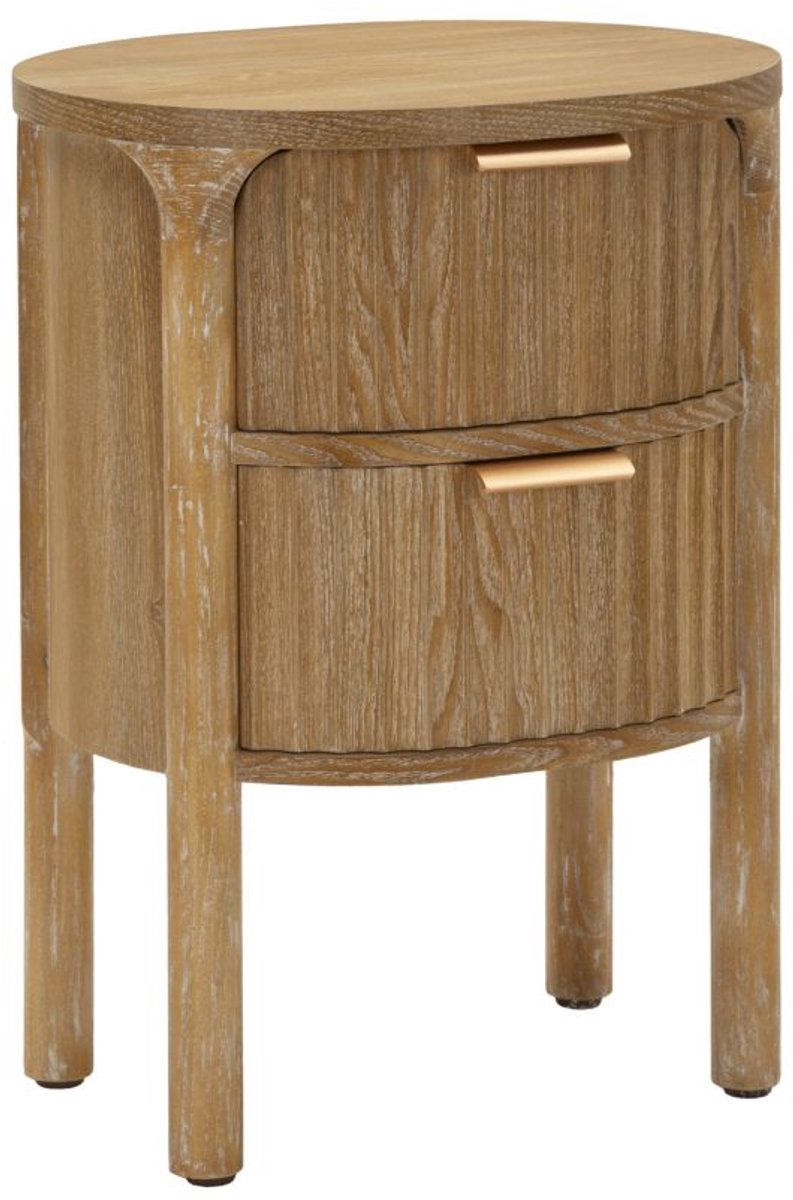 Mauro Ferretti Nachtkastje Nightstand Gothenburg 38×34,5×52 cm Bruin