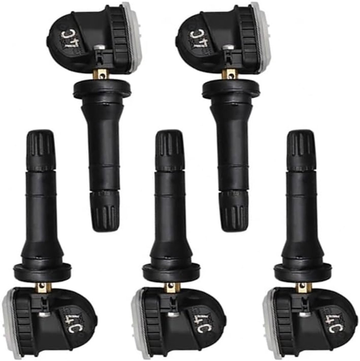 Bandenspanningssensor - TPMS Sensor Auto - Veilig Rijden - Nauwkeurige Detectie - Standaard - Zwart