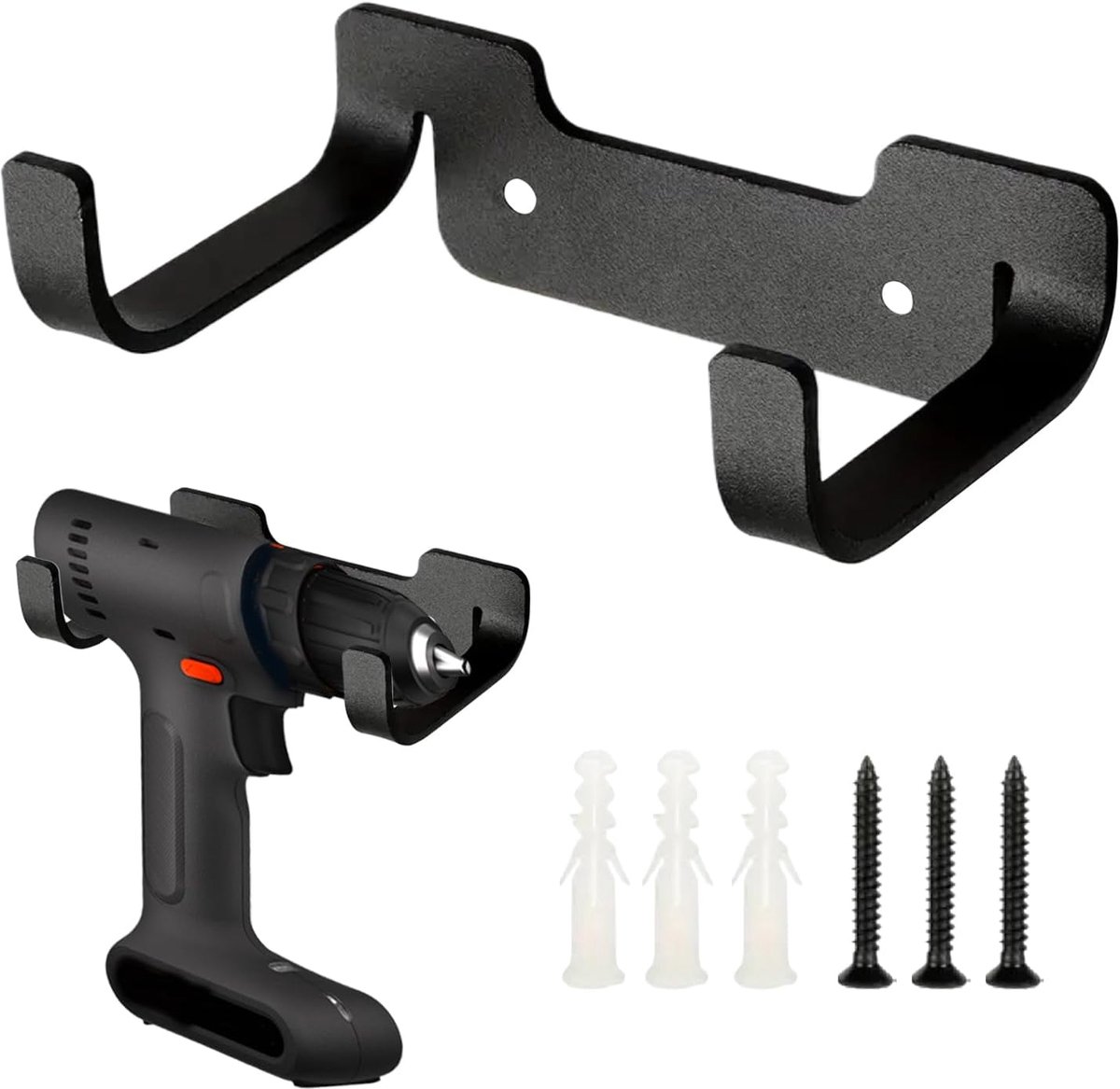 Garagehaken - Gereedschapshaken Wandrek - Gereedschap Opbergen - Versterkt Metalen Frame -