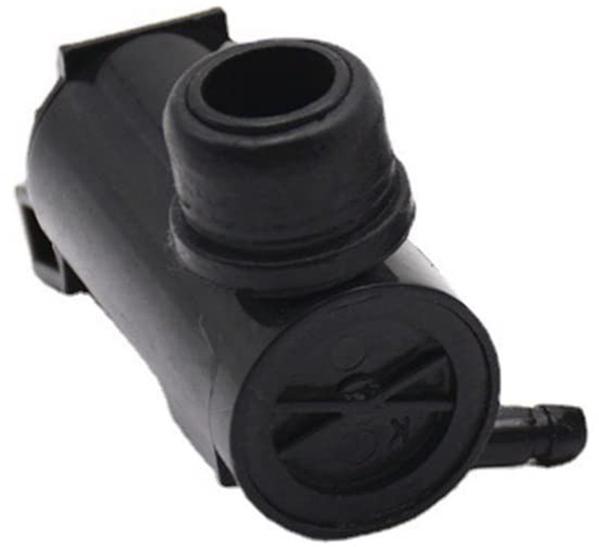 Dailygoods- Ruitensproeierpomp Universele Pasvorm - 12V/24V - Kunststof - Voor/achter - Auto - 60g Gewicht - Waspomp