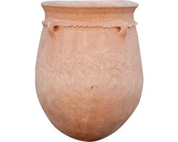 Bloempot Terracotta - Grote Pot - Planten Buiten - Handgemaakt Vakmanschap - 60 x 80 cm - Terracotta