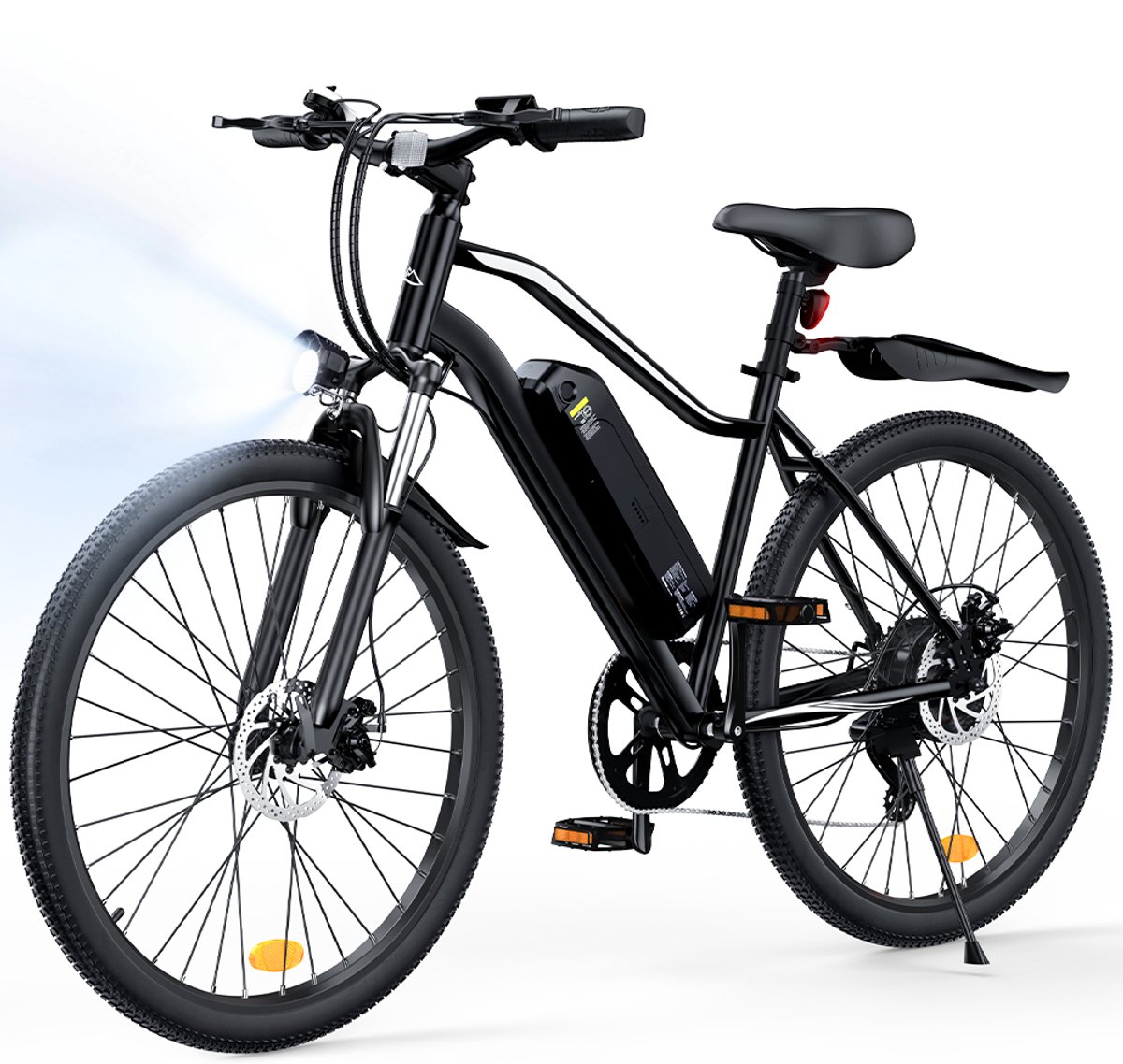 iScooter EB3S E-bike - 25 km/u - 26inch - 70km actieradius - 350W motor - 36V15Ah accu - zwart