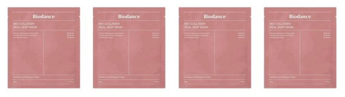 Biodance Bio Collagen Real Deep Mask Set van 4 x 34 g