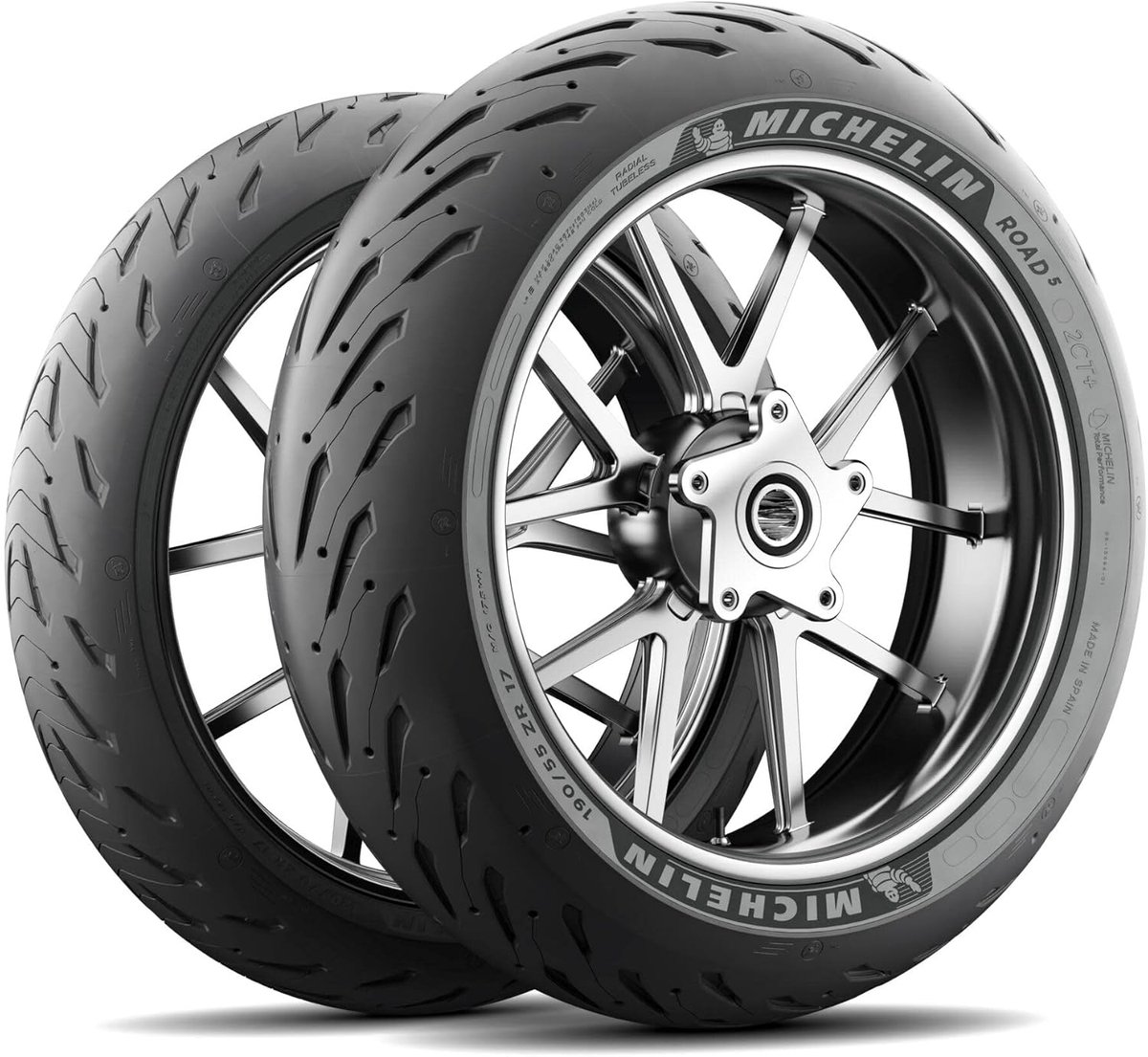 Motorband - Scooterband Touringband - Veilig Rijden - Zomerband - 190/50 ZR17 73W - Zwart