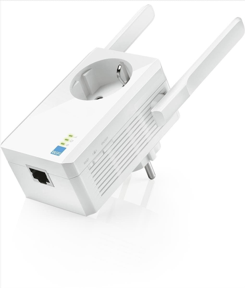 QORA® WIFI Versterker Stopcontact - WIFI Versterker - Wit - 7cm x 11cm x 8cm