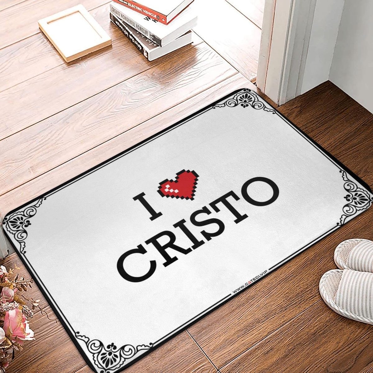 Voordeur bord - Mat decoratie - Entree versieren - Antislip achterkant - 65x90 cm - Kleurr