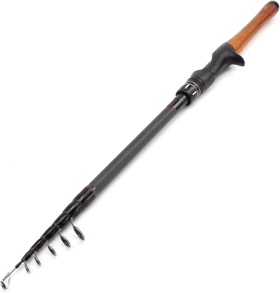 Vishengel - Telescopische hengel - Recreatief vissen - Ultralichte carbon - 2.1 meter - Casting Rod