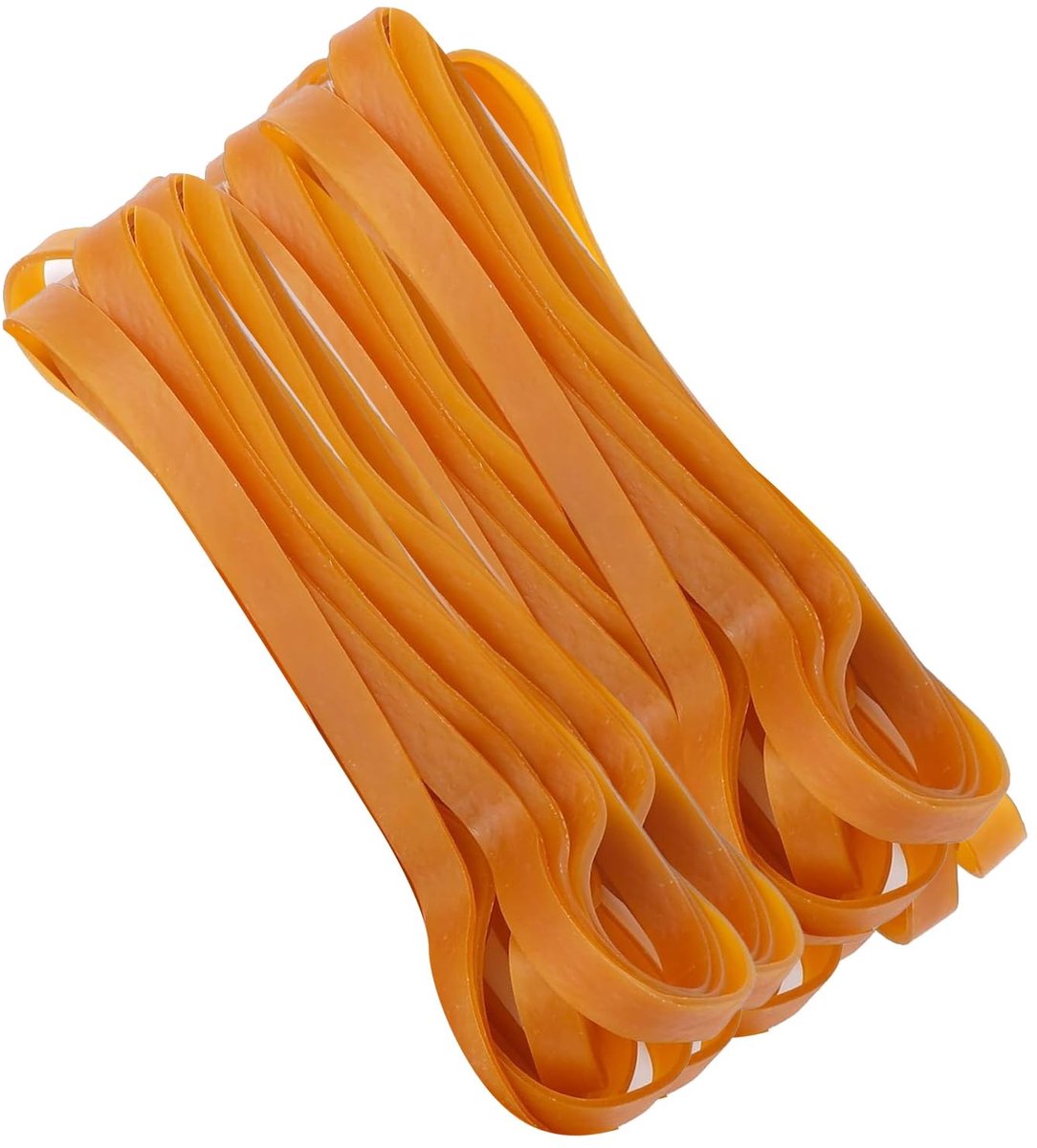 Dailygoods- Elastieken 20 Stuks - 400 x 6 x 1,5 mm - Scheurvast - Duurzaam - Herbruikbaar - Geschikt voor Industrie/Camping - Rubberband