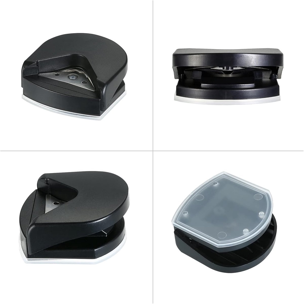 Papier Snijder - Hoek Afronder - Kaarten Maken - Compact Ontwerp - 4mm Radius - Zwart
