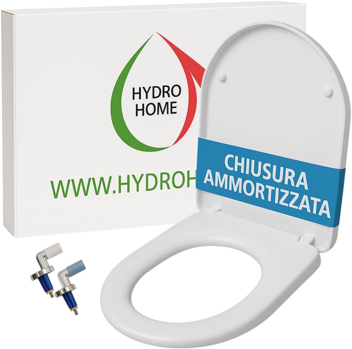 Toiletbril - WC-bril - Badkamer Upgrade - Verstelbare Pasvorm - 35.5x40-45.5cm - Wit