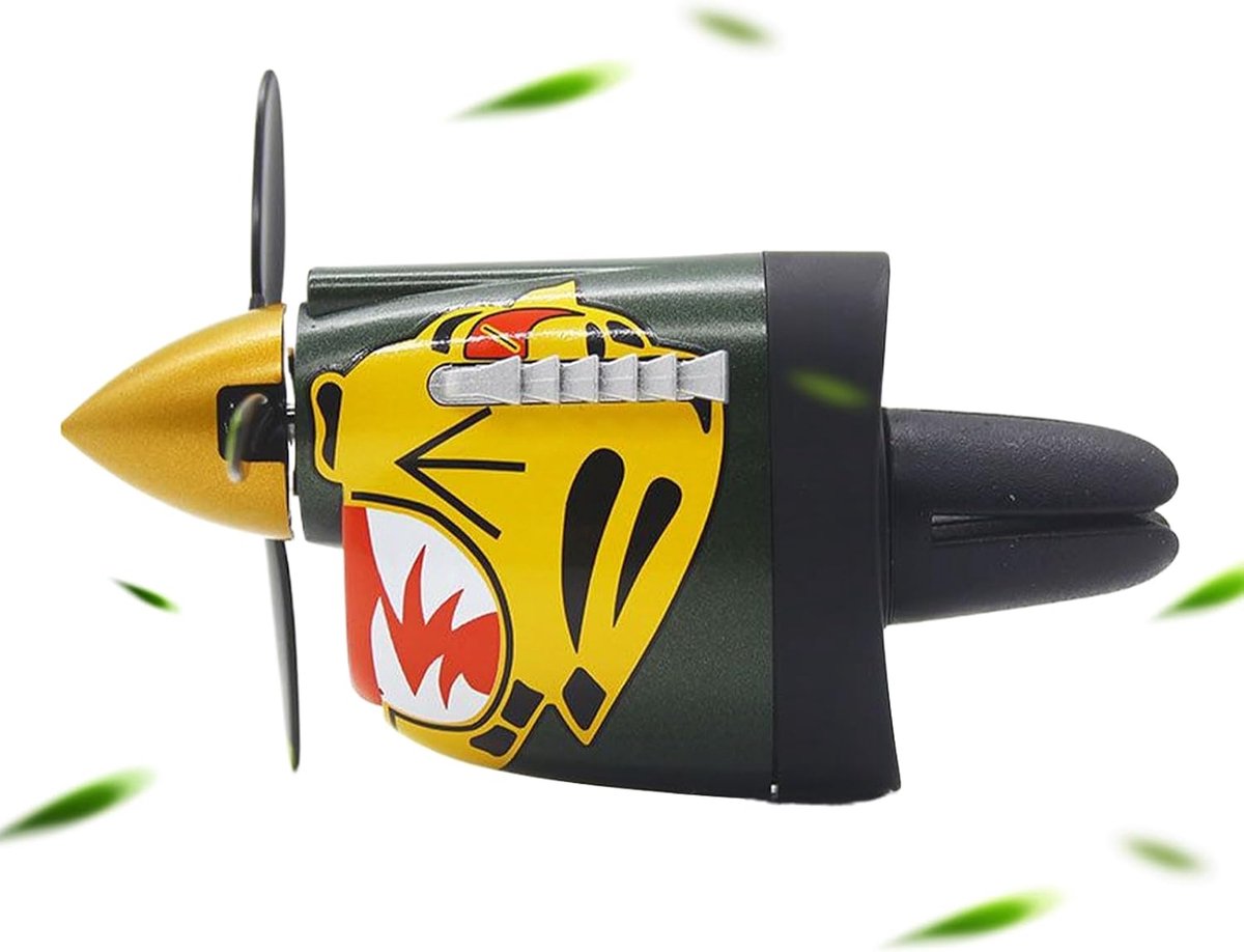 Ventilatieclip Luchtverfrisser - Auto Geur - Auto Interieur - Haaienmond Design - 8.6 x 6.2 x 5.7 cm - Grijs