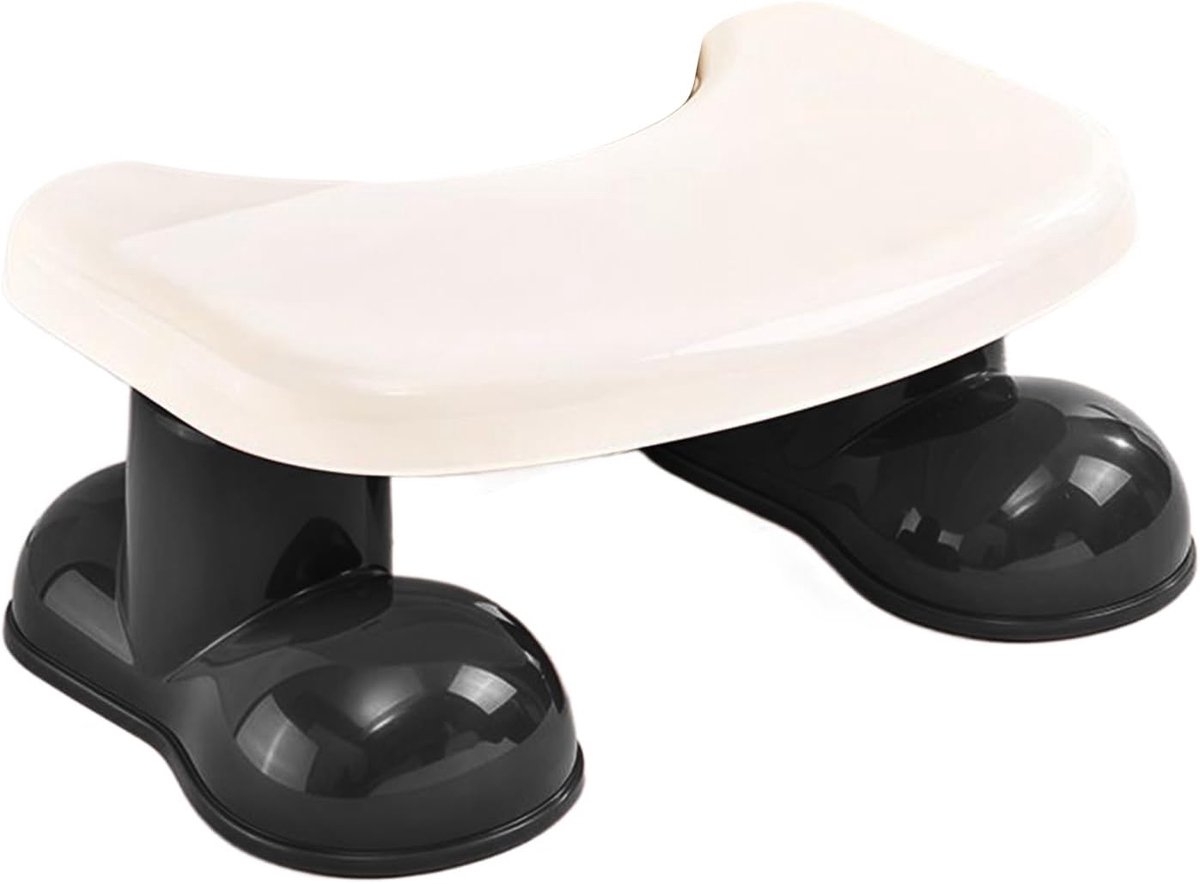 Toilet Hulptrap - Ontlastingskruk Badkamer - Comfortabel Ontlasten - Ergonomisch Ontwerp - 155 x 265 cm - Zwart