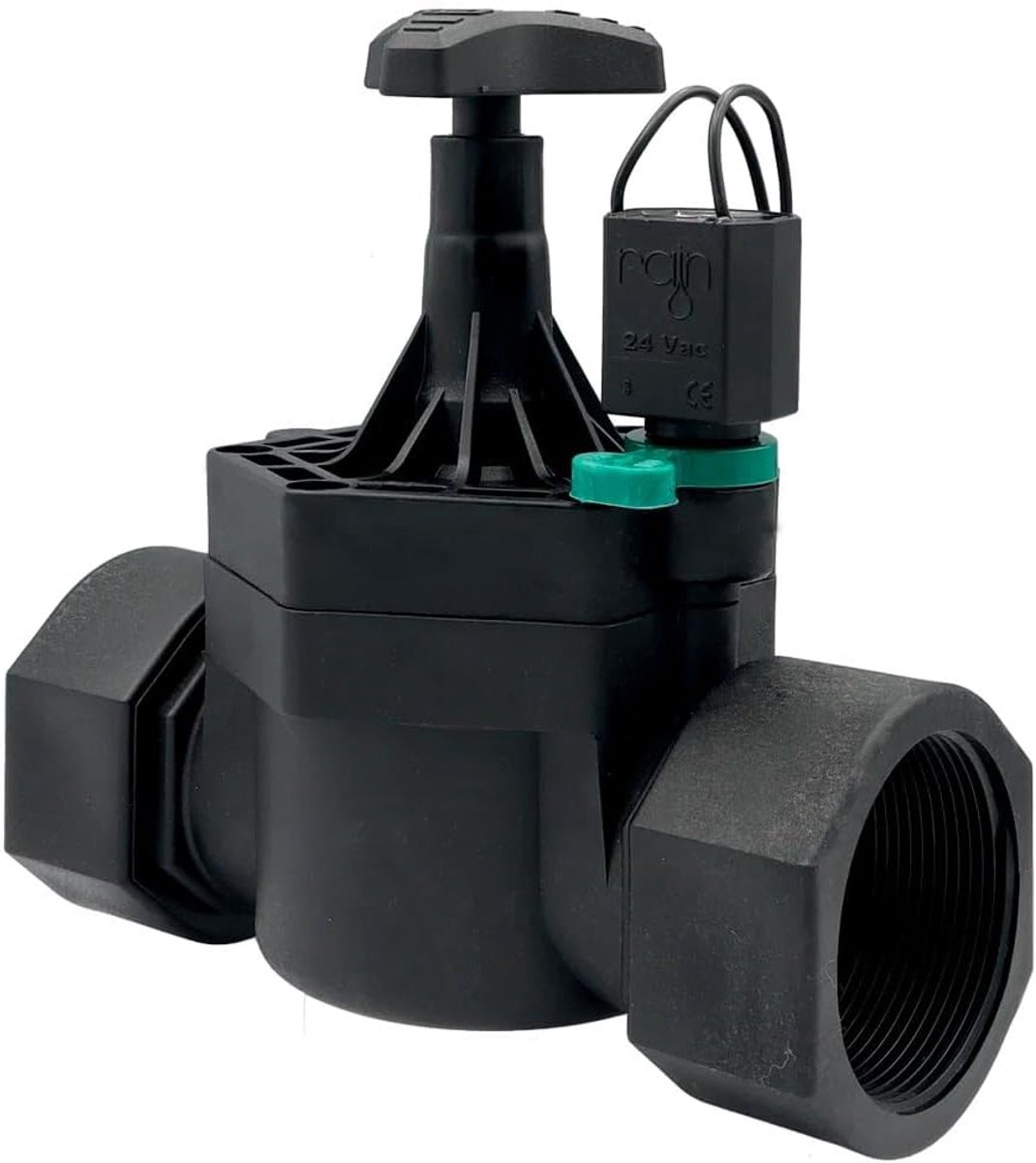 Elektromagnetische Klep - Waterklep - Automatische Beregening - PN12 Gecertificeerd - 1 1/2 tot 2 Inch - Zwart